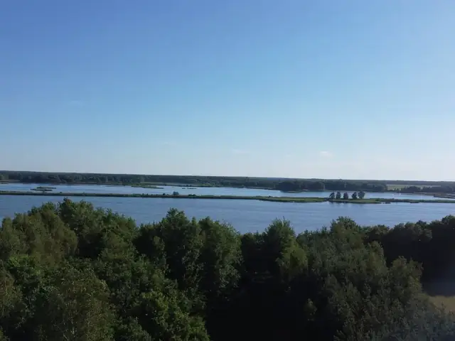 Dolina Tyśmienicy i Stawy Siemieńskie widziane z góry